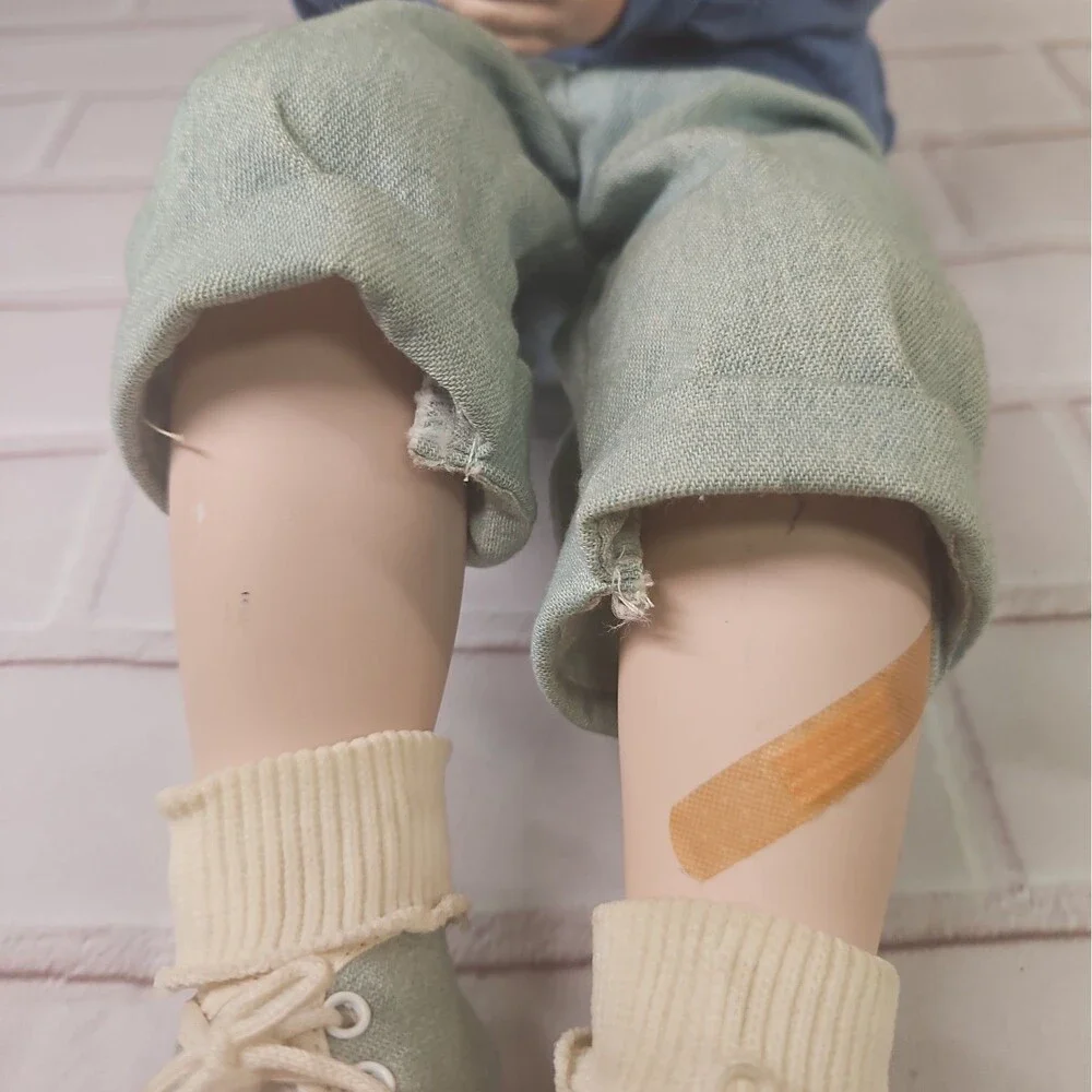 Vintage 1997 Donna RuBert 'Time Out' Porcelain Boy Doll 'Henry' # 3417 Of 5000